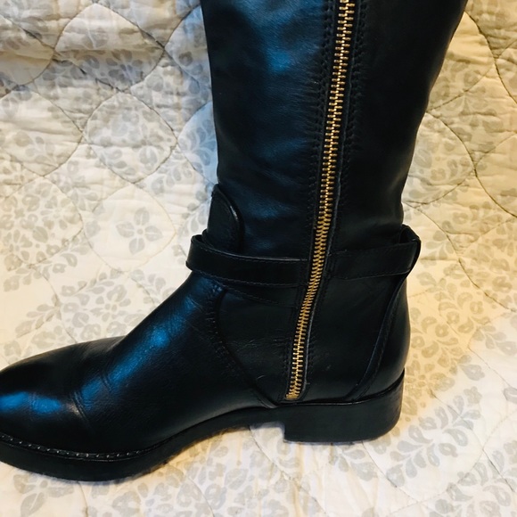 COACH Elm Riding Winter Fall Leather Winter boots - Picture 5 of 7